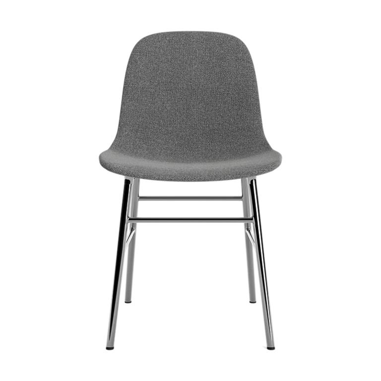 Chaise rembourrée hallingdal 126 et pieds chrome Form Chair Full Upholstery - Normann