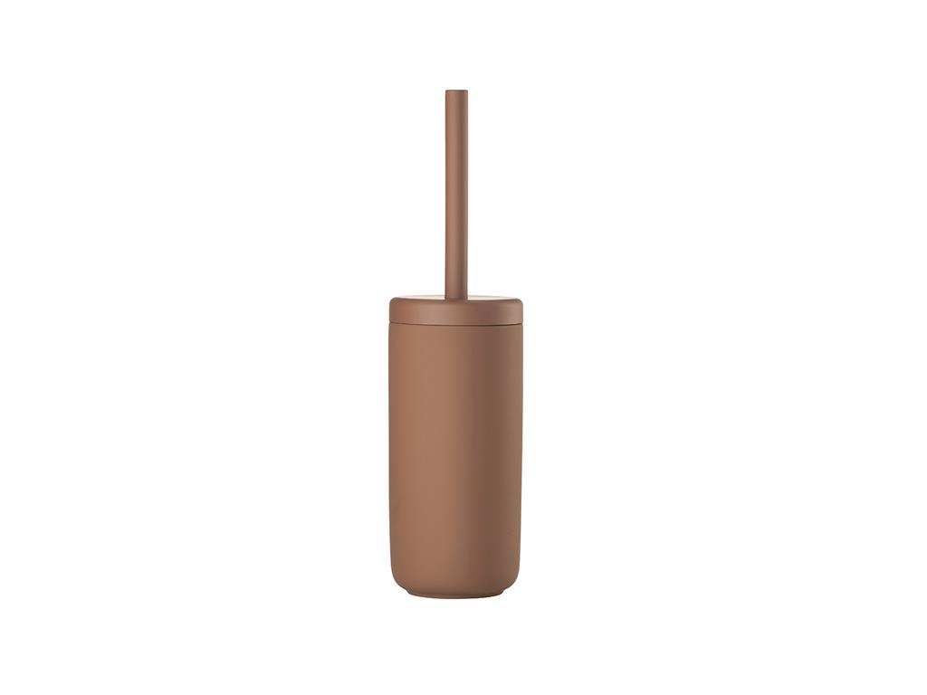 Brosse de toilette en grès terracotta
