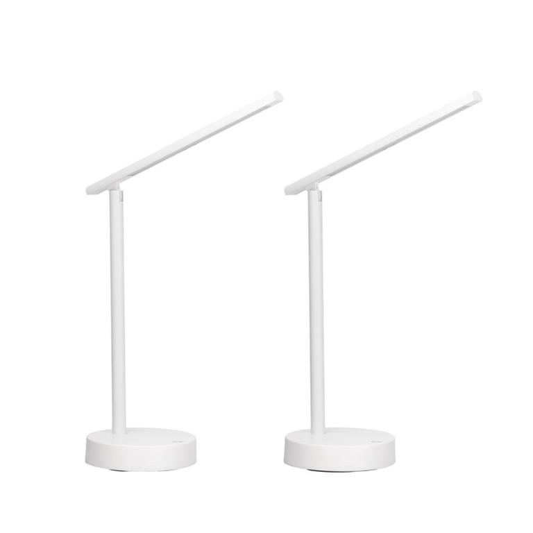 Lampe de Bureau à LED Réglable en Aluminium Blanc 