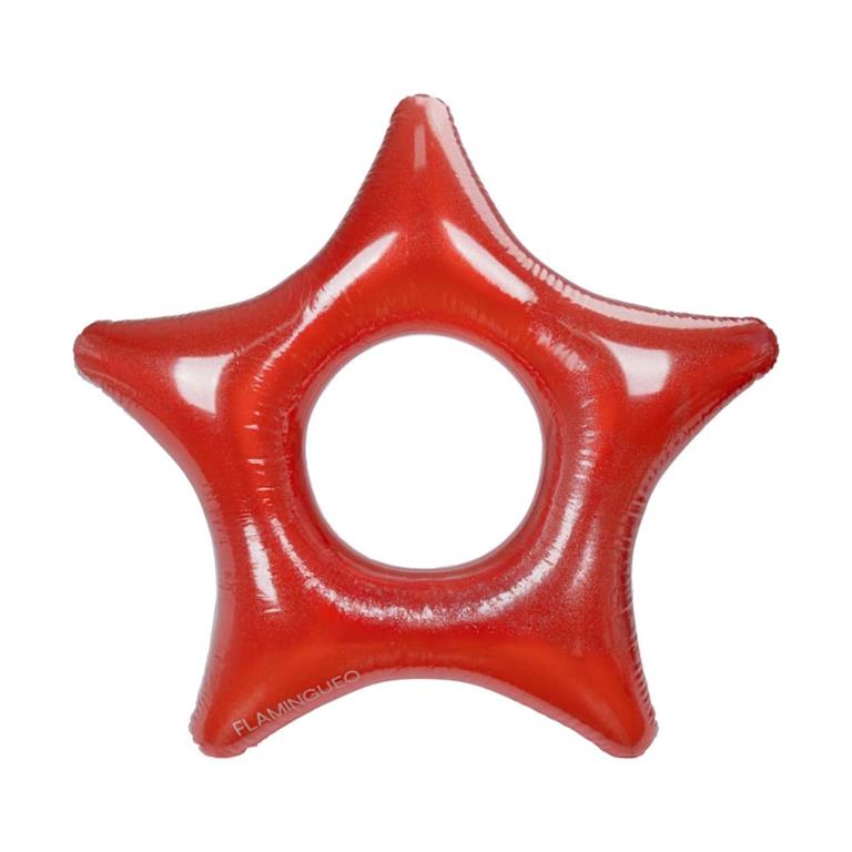 Bouée Piscine Etoile Enfants PVC Rouge