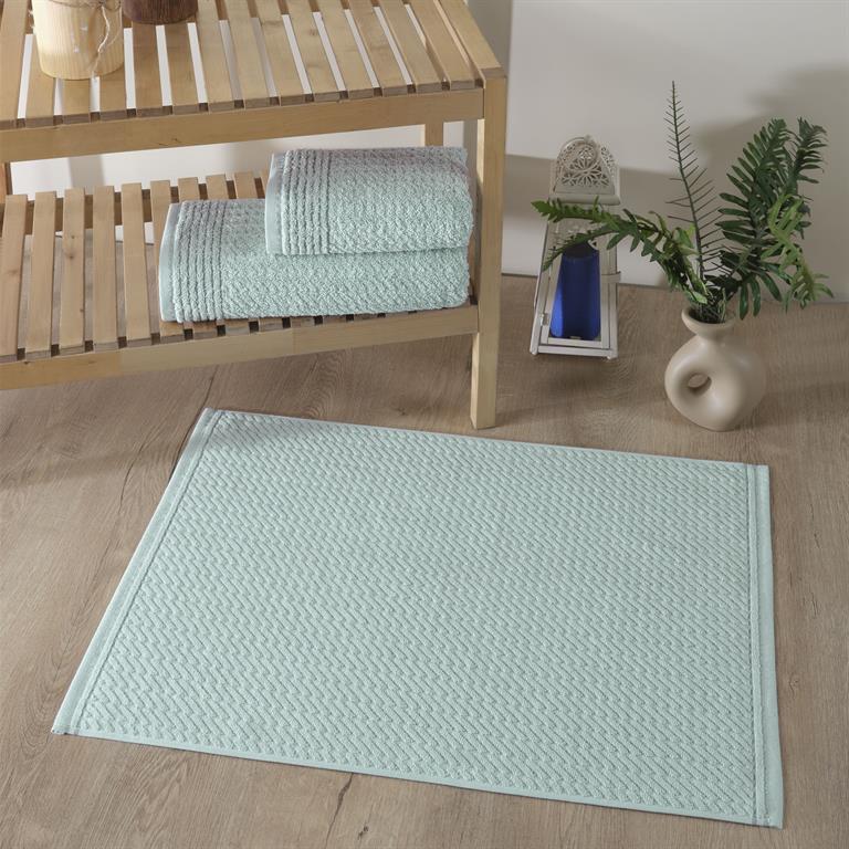 Set de bain éponge 3 pc Serviette 50x90 