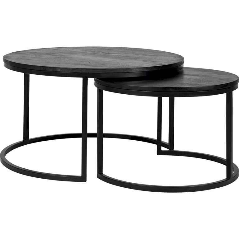 Tables gigognes Métal Noir