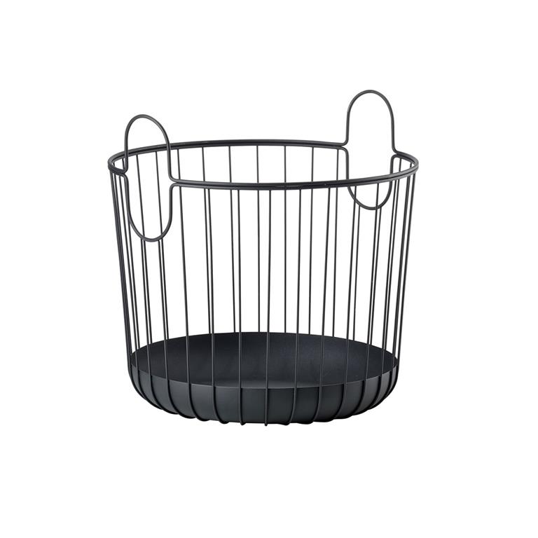Panier en fer noir