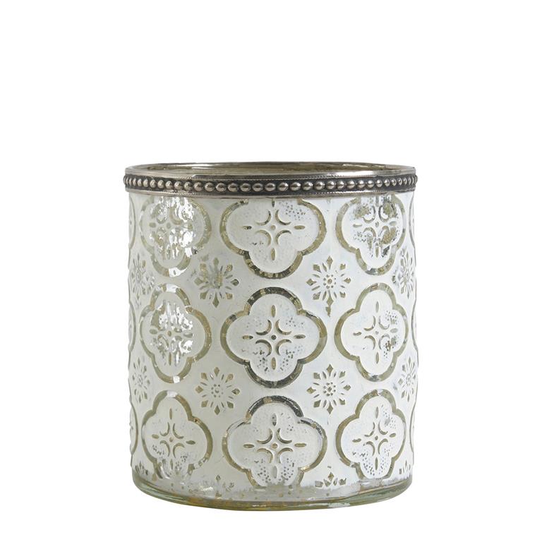 Photophore vase Fleurs