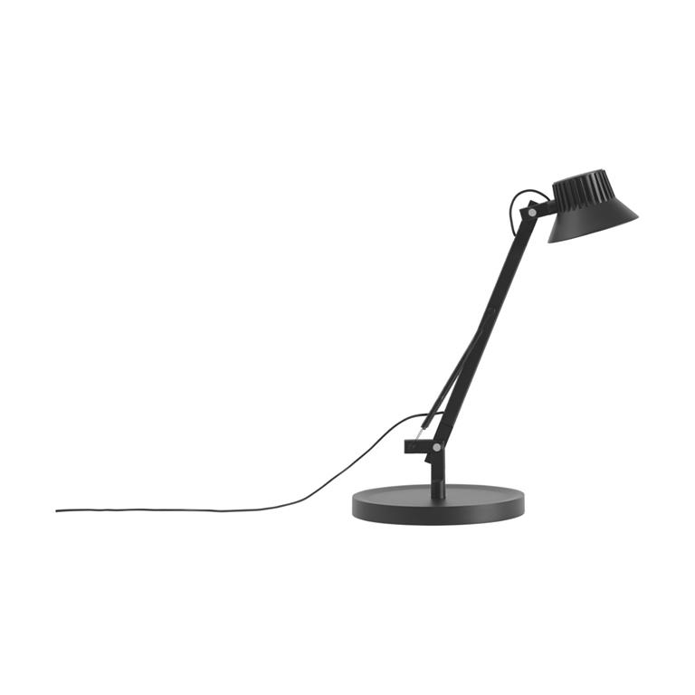 Lampe de bureau en métal noir 11x36x19cm Dedicate - Muuto