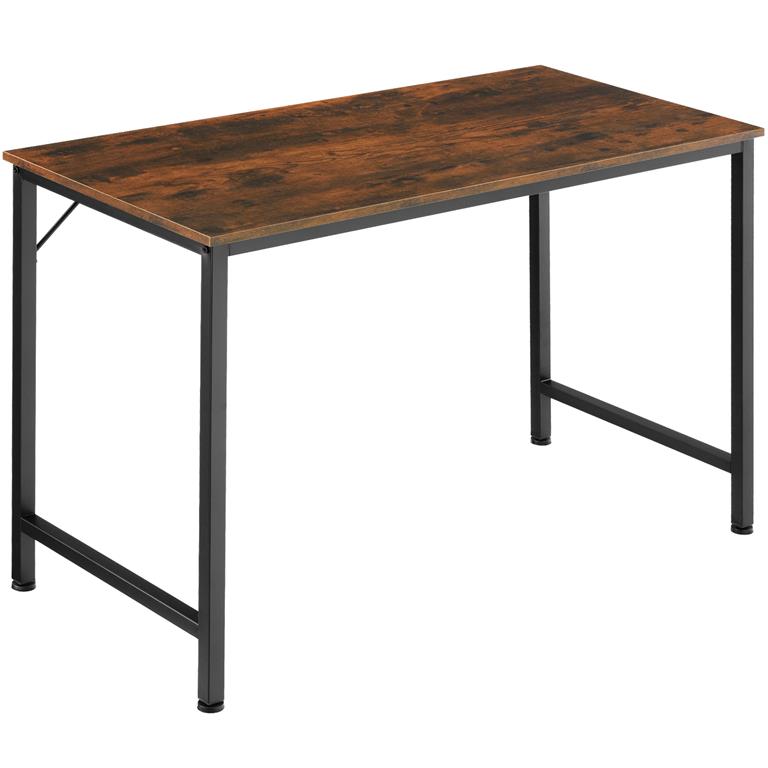 Bureau Style industriel Grand espace pour les jambes bois foncé