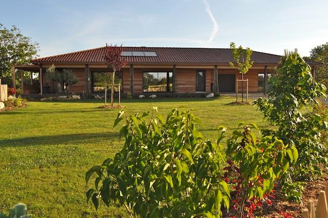 Maison bois traditionnelle 