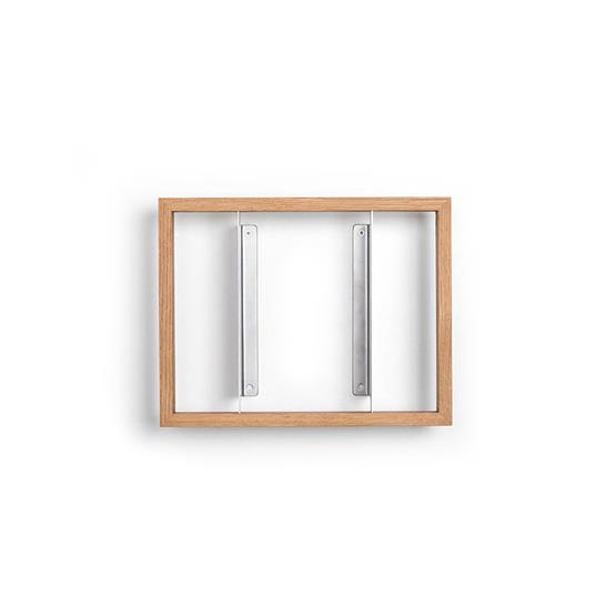 Etagère murale en bois de chêne naturel 25