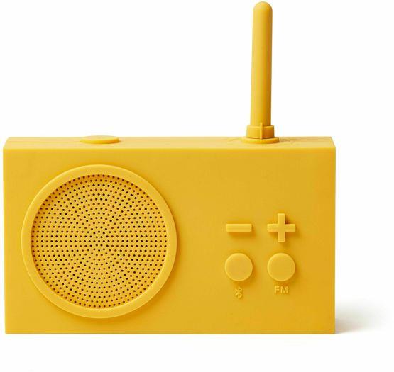 Radio FM&Enceinte Bluetooth Yellow Tykho 3 - Lexon