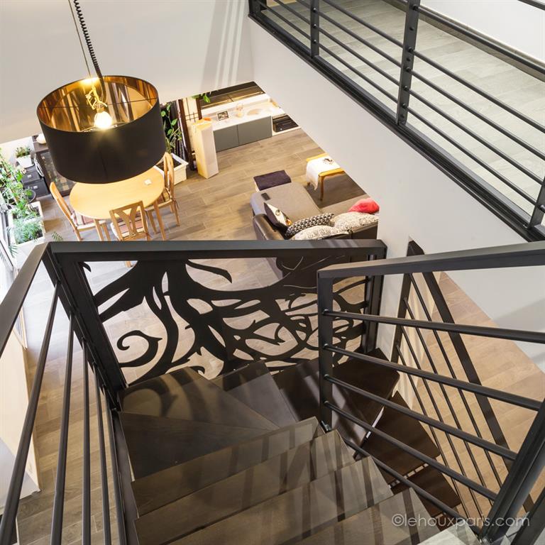 Escalier Contemporain Metal Bois Paris