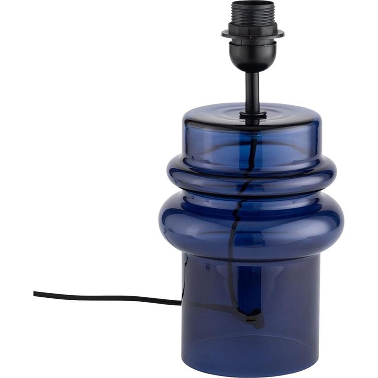 Pied de lampe électrifié en verre H35