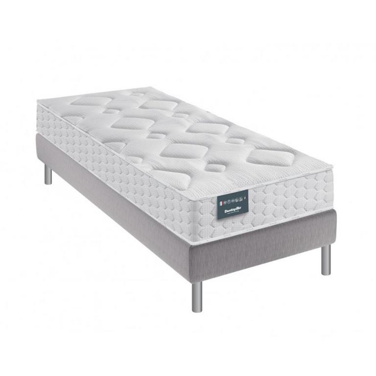 Ensemble Dunlopillo EUGEN 90 x 190 matelas mousse Aérial et Latex 24 cm sommier à lattes fixe