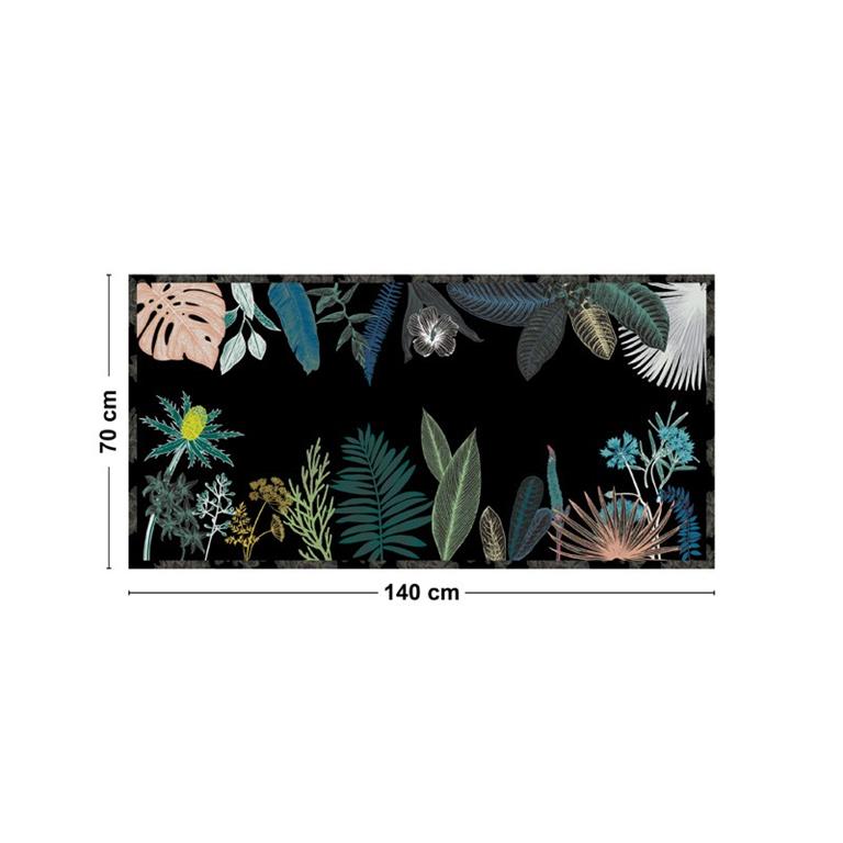 Tête de lit - intissé - pré-encollé - 140x70 cm - Multicolore