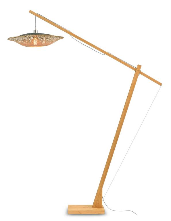 Lampadaire en bambou suspendu D207cm
