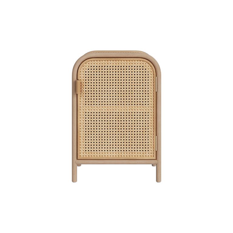 Table de chevet en rotin