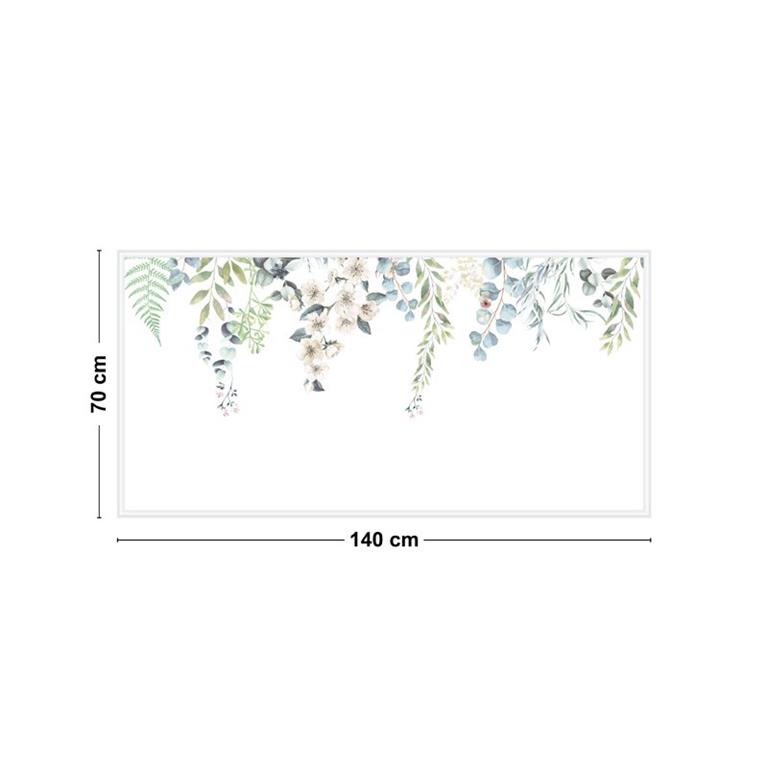 Tête de lit - intissé - pré-encollé - 140x70 cm - Multicolore