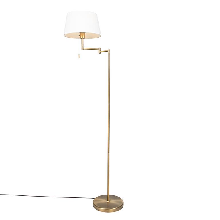 Lampadaire en acier bronze