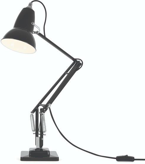 Lampe de bureau en aluminium noire 31 x 48 cm Original 1227