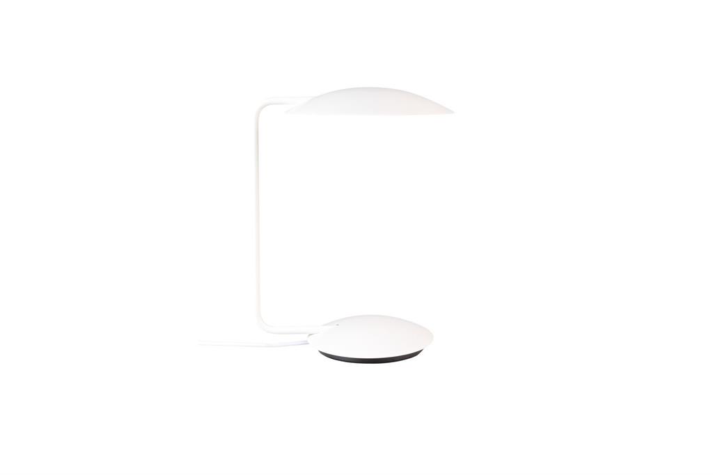 Lampe design en métal blanc
