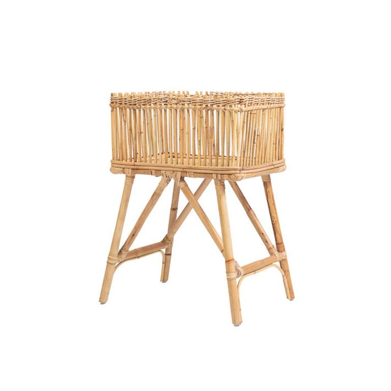 Porte-revues en rotin 65x45x23