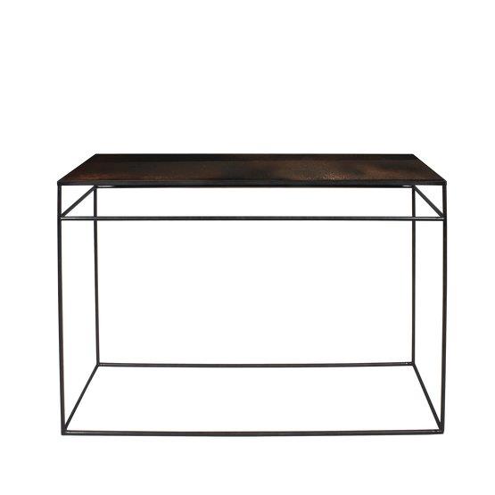 Console cuivrée Copper Leaf - Notre Monde