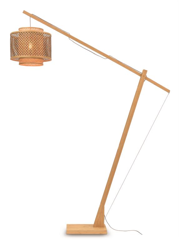 Lampadaire bambou naturel H207cm