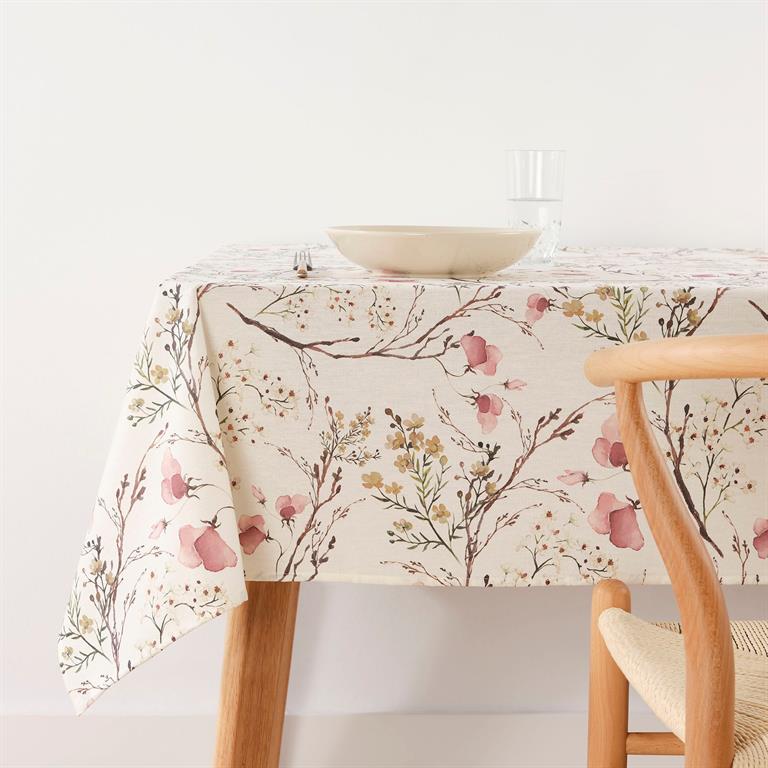 Nappe en tissu Blanc 140x140 cm
