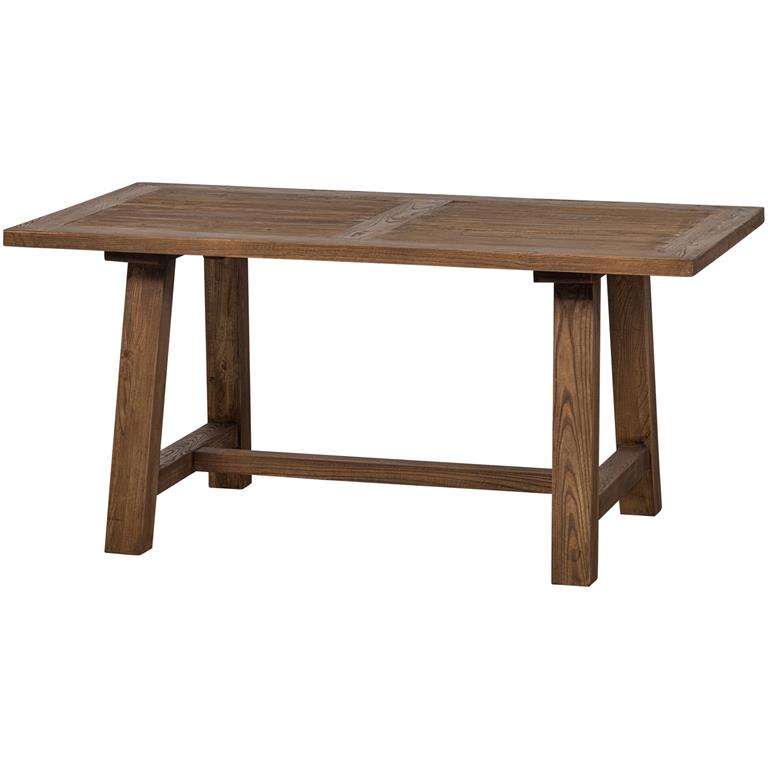 Table à manger bois d'orme 4 personnes