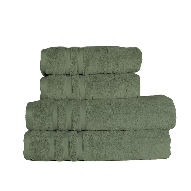 Ensemble de bain 4 pièces en coton/modal Eucalyptus