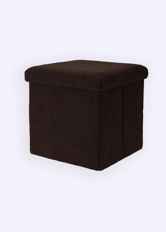 Pouf de rangement cube