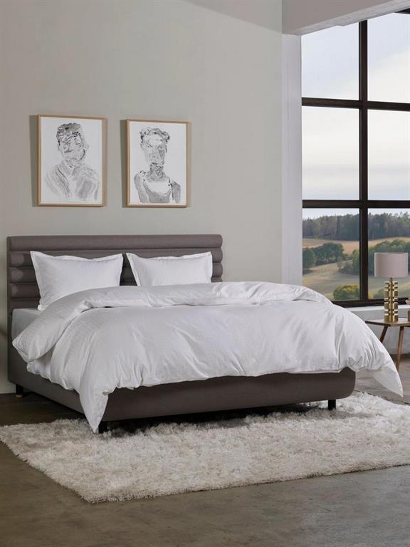 HOUSSE DE COUETTE COTON JACQUARD Blanc 240 x 260 CM HOME BY TEMPUR®