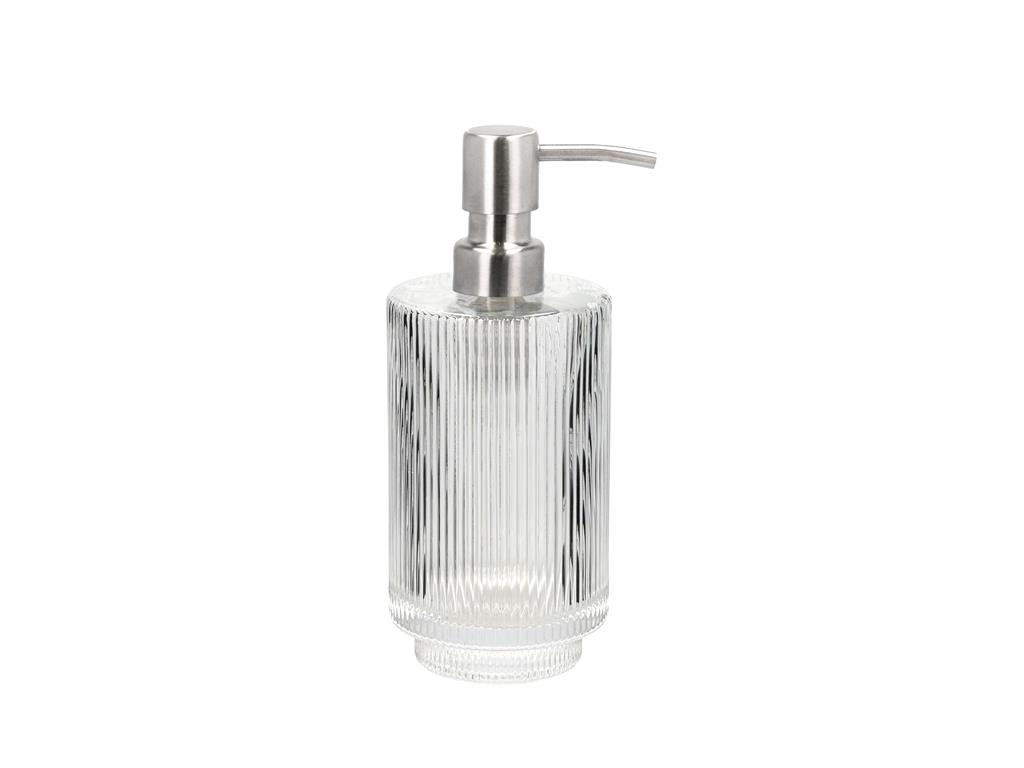 Distributeur de savon en verre transparent