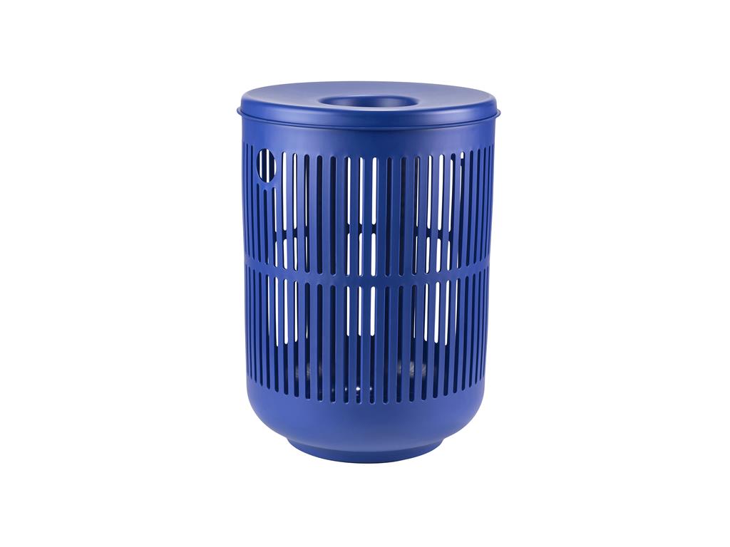 Panier à linge en polypropylène bleu indigo