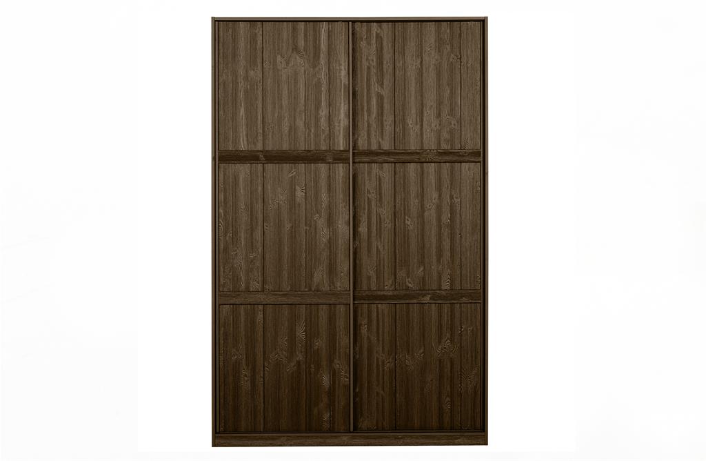 Armoire de rangement en pin brossé ombre