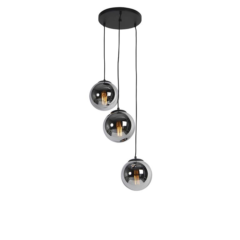 Suspension en verre argenté
