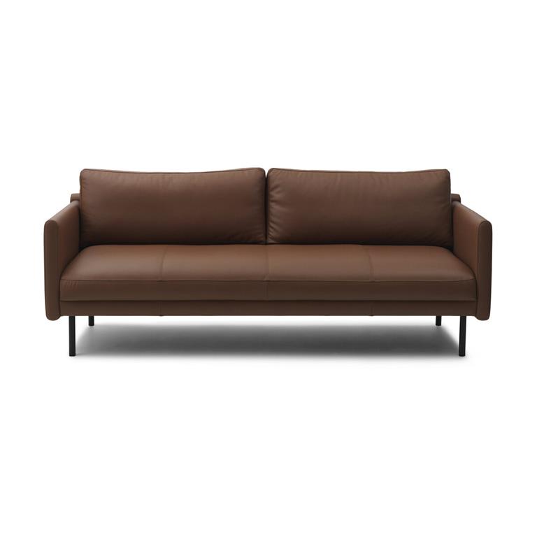 Canapé en cuir cognac 204 x 87 cm Rar - Normann Copenhagen