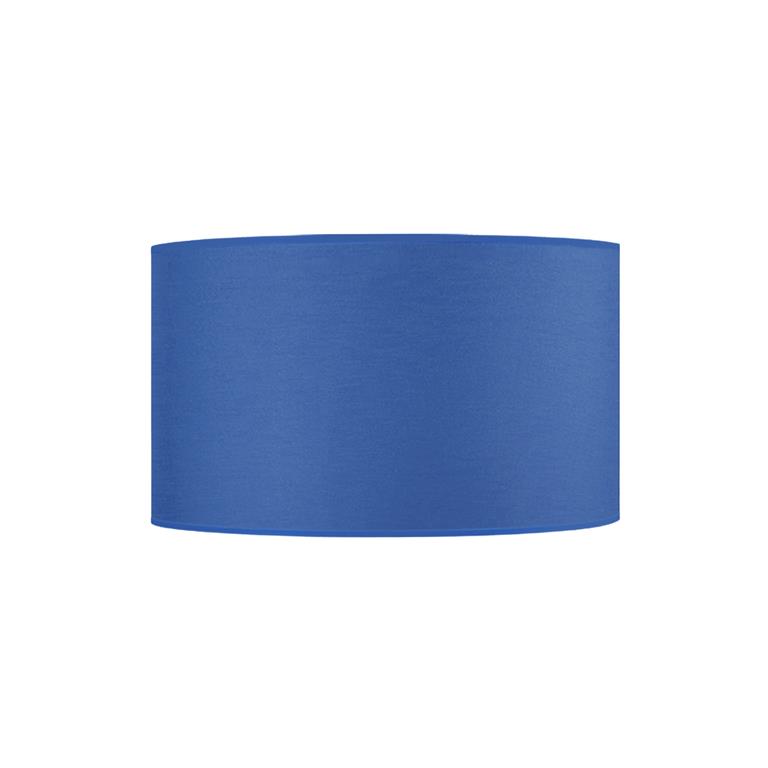 Abat-jour tissu bleu