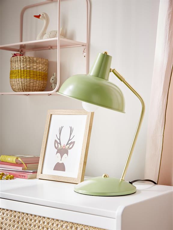 Lampe rétro vert