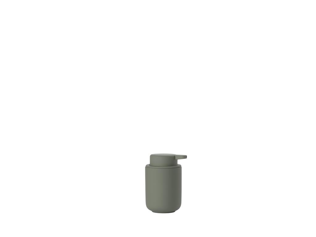 Distributeur de savon en Grès/ABS vert olive