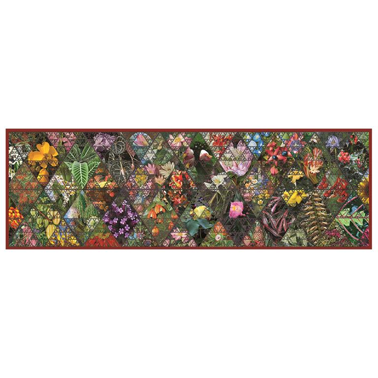Tableau impression sur toile botanique 120x40cm