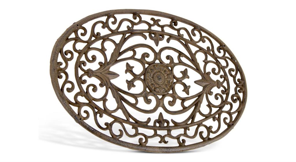 Paillasson lune fonte marron
