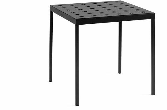 Table de jardin carrée en acier anthracite Balcony - HAY