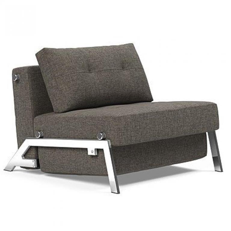 INNOVATION LIVING  Fauteuil design SOFABED CUBED 02 CHROME Flashtex