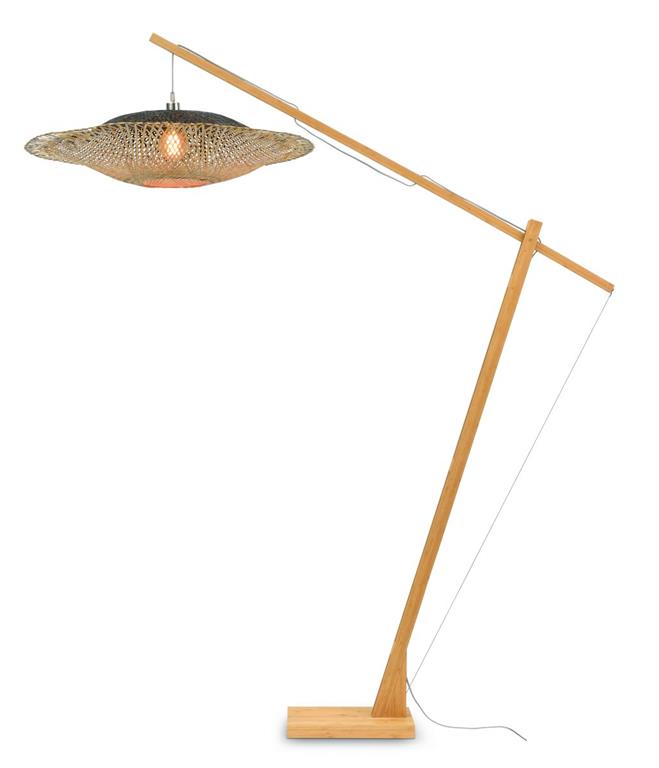 Lampadaire en bambou suspendu D207cm