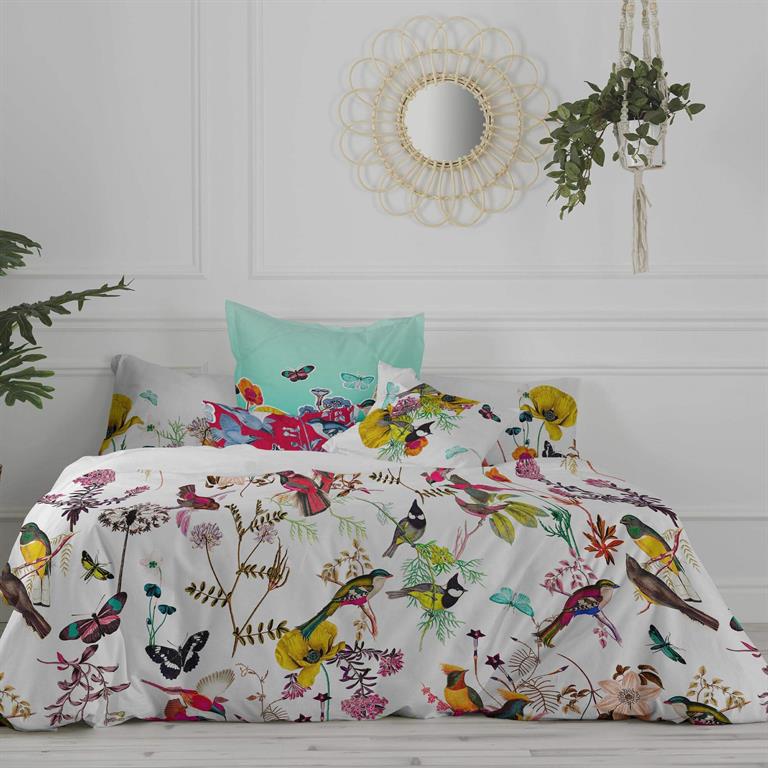 Housse de couette 100% Coton Multicolore 240x220 cm