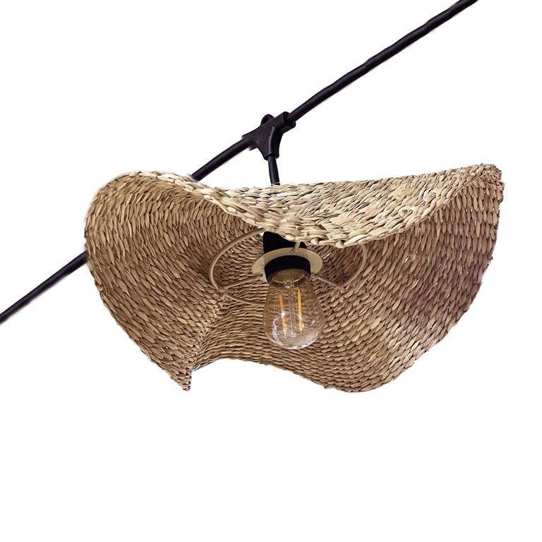 Guirlande lumineuse Herbe marine Beige 6m