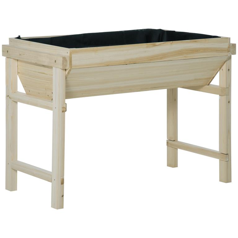 Jardinière sur pieds potager bois sapin