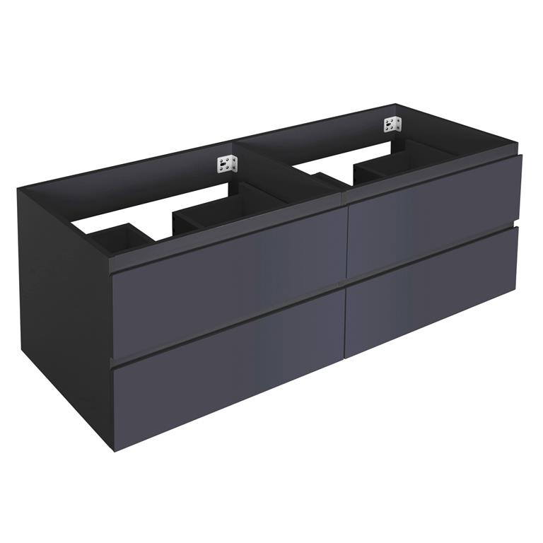Meuble sous vasque 120 cm  Gris anthracite