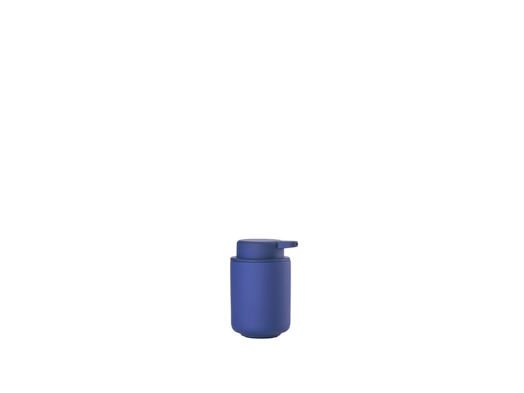 Distributeur de savon en Grès/ABS bleu indigo