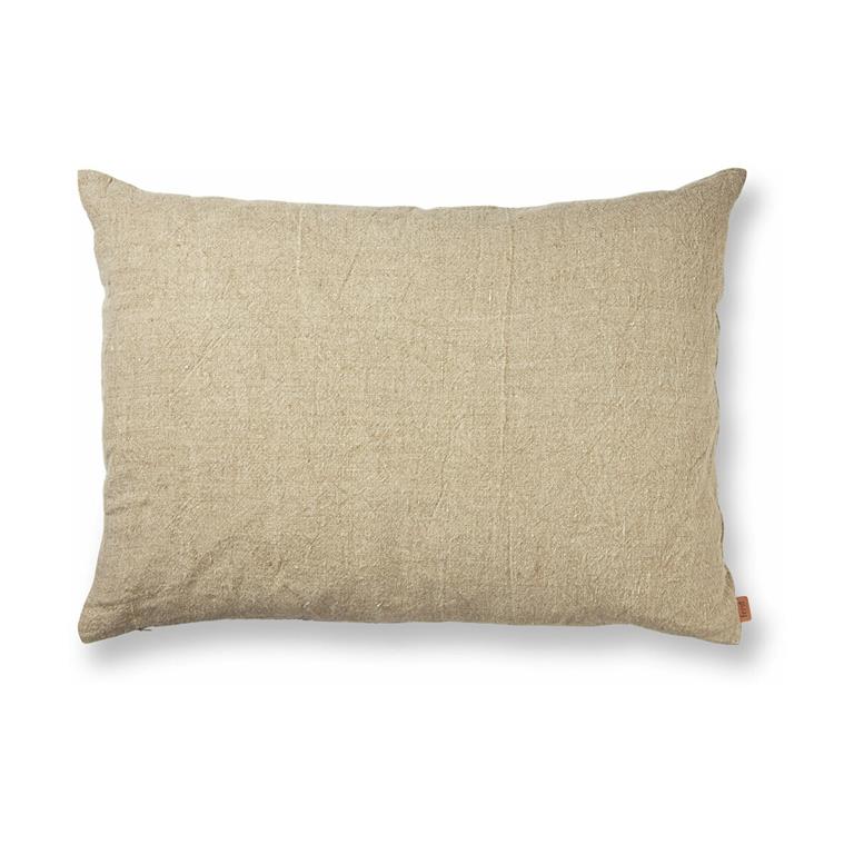 Coussin en lin beige 60 x 40 cm - Ferm Living
